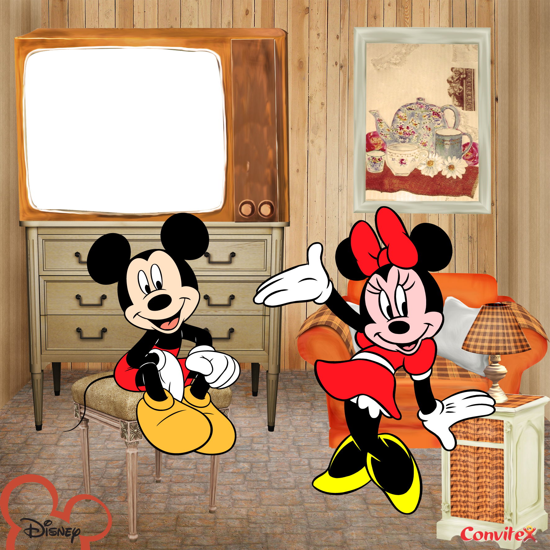Anúncios - Minnie Mouse (1772x1772), Png Download