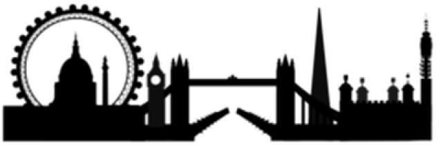 London Clipart Silhouette - London Skyline Silhouette Png (640x480), Png Download