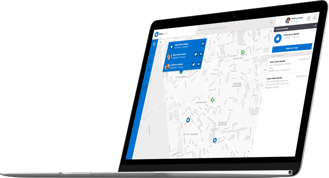 Safeteam Guardian - Computer Monitor (1063x575), Png Download