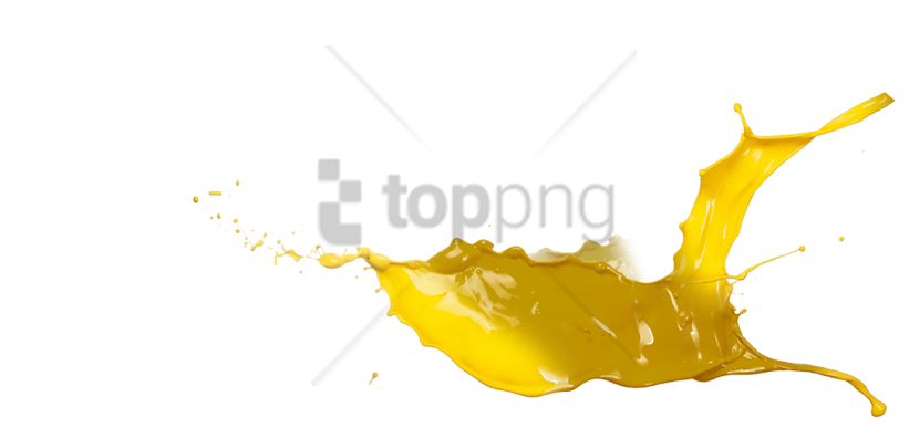 Free Png Yellow Paint Splash Png Png Image With Transparent - Illustration (850x402), Png Download