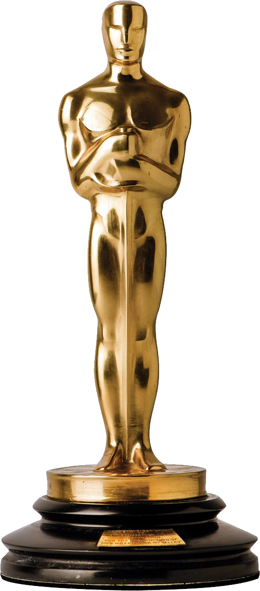 Oscar Award Transparent Background (510x1157), Png Download