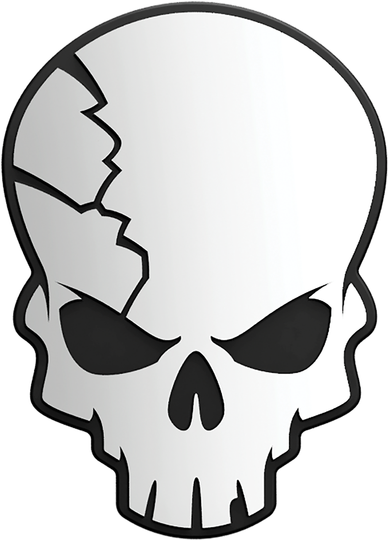View Larger - Skull (891x1200), Png Download