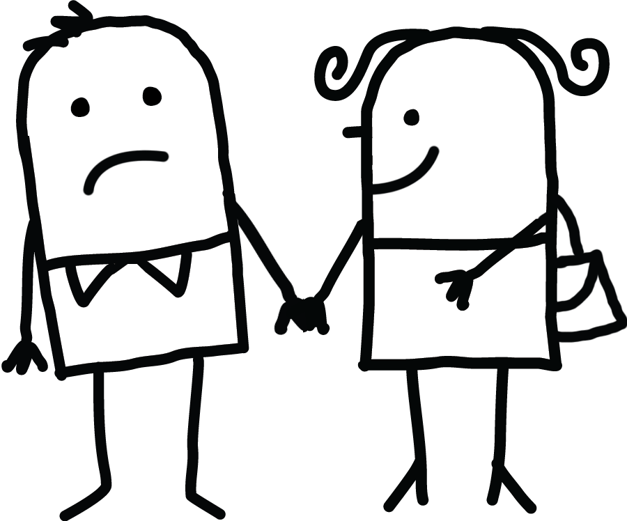 Support Drawing Emotional (900x748), Png Download