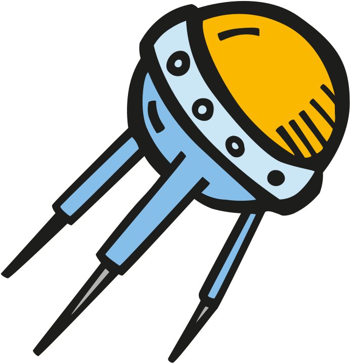 Download Svg Download Png - Sputnik 1 Clipart (1024x1024), Png Download