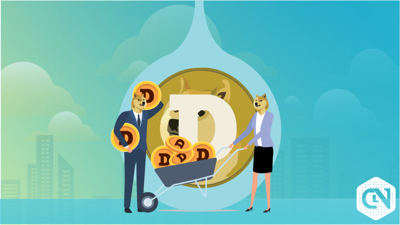 Dogecoin Is A Blockchain Based Peer To Peer Cryptocurrency - Dogecoin (1320x742), Png Download