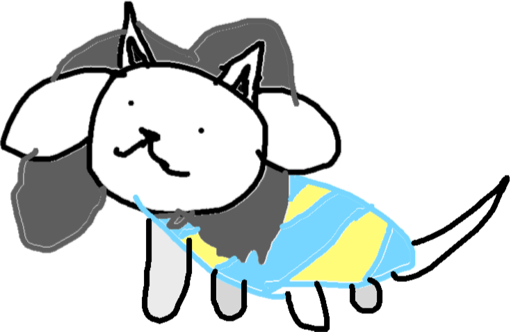 Temmie - Tem God - Cartoon (735x478), Png Download