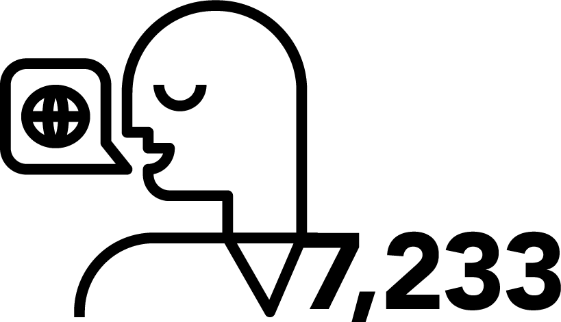 Number Of Translations Conducted From Christie's Original (819x471), Png Download
