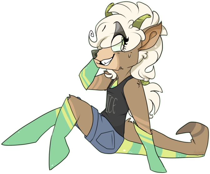 Shoelace The Deersnail Ga By Choco Floof Fur Affinity - Cartoon (1024x576), Png Download