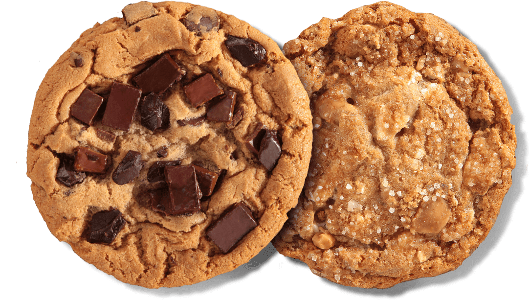 Schlotzskys Desserts - Peanut Butter Cookie (2232x660), Png Download
