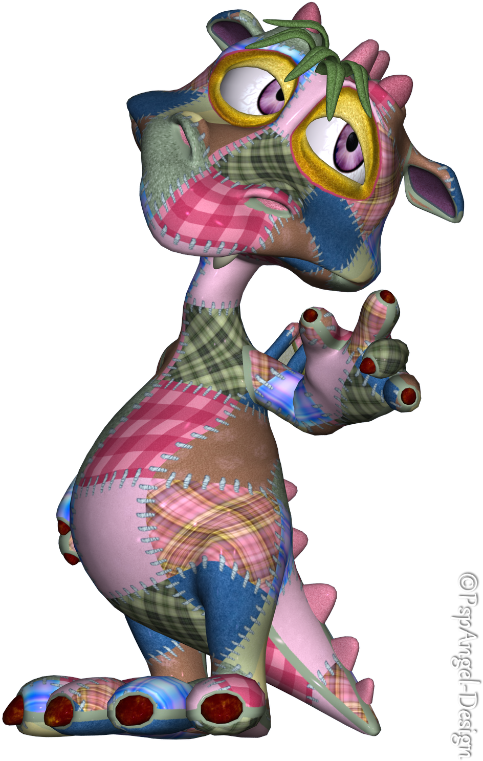 Tubes Cute Monster - Cartoon (997x1600), Png Download