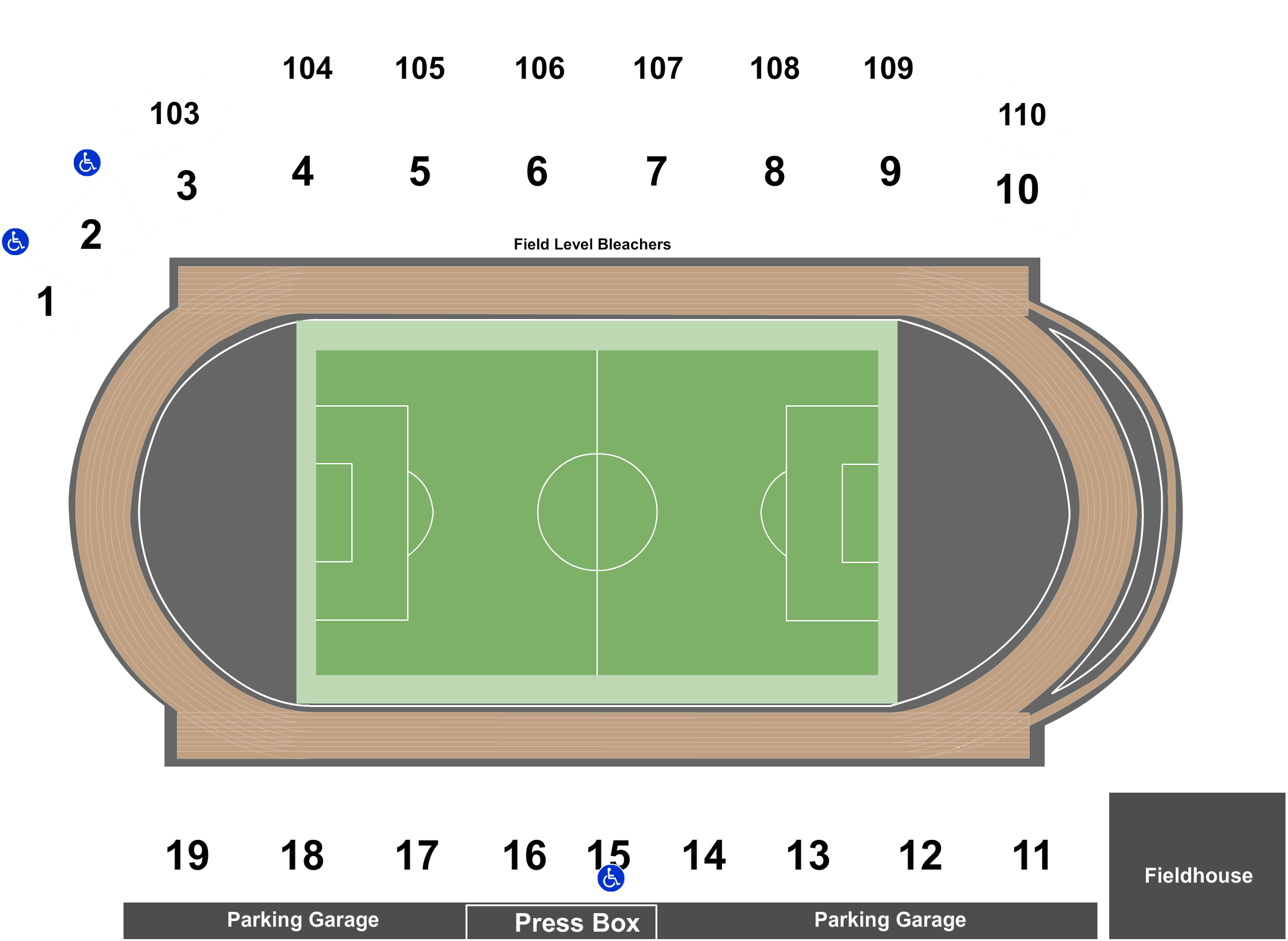 2019 Ncaa Division I Outdoor Track & Field Championships - Soccer-specific Stadium (2100x1532), Png Download