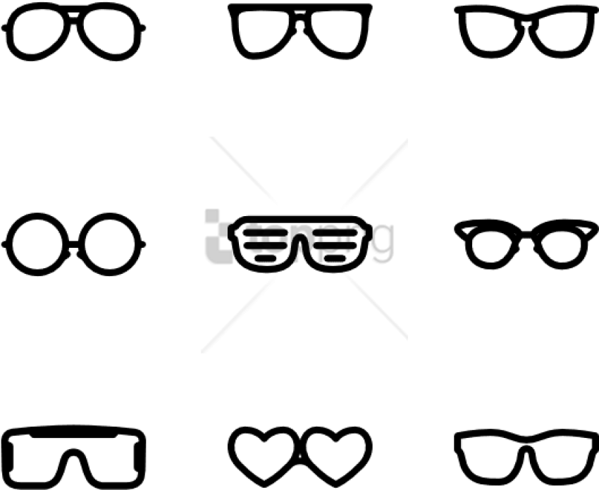 Free Png Sunglasses Png Image With Transparent Background - Glasses (850x696), Png Download
