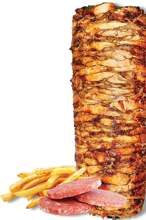 Viande Kebab Png - Doner Kebab (500x797), Png Download