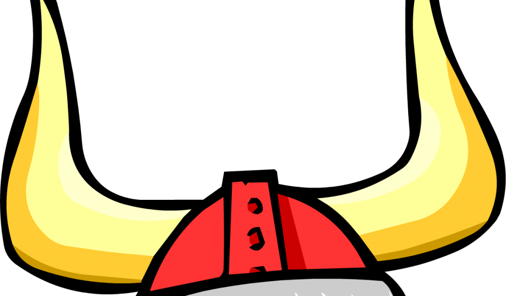 Club Penguin Red Viking Helmet (1024x600), Png Download