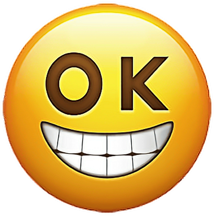 #emoji #emojis #emojisticker #ok #okemoji #sticker - New Emojis 2018 (1024x1024), Png Download