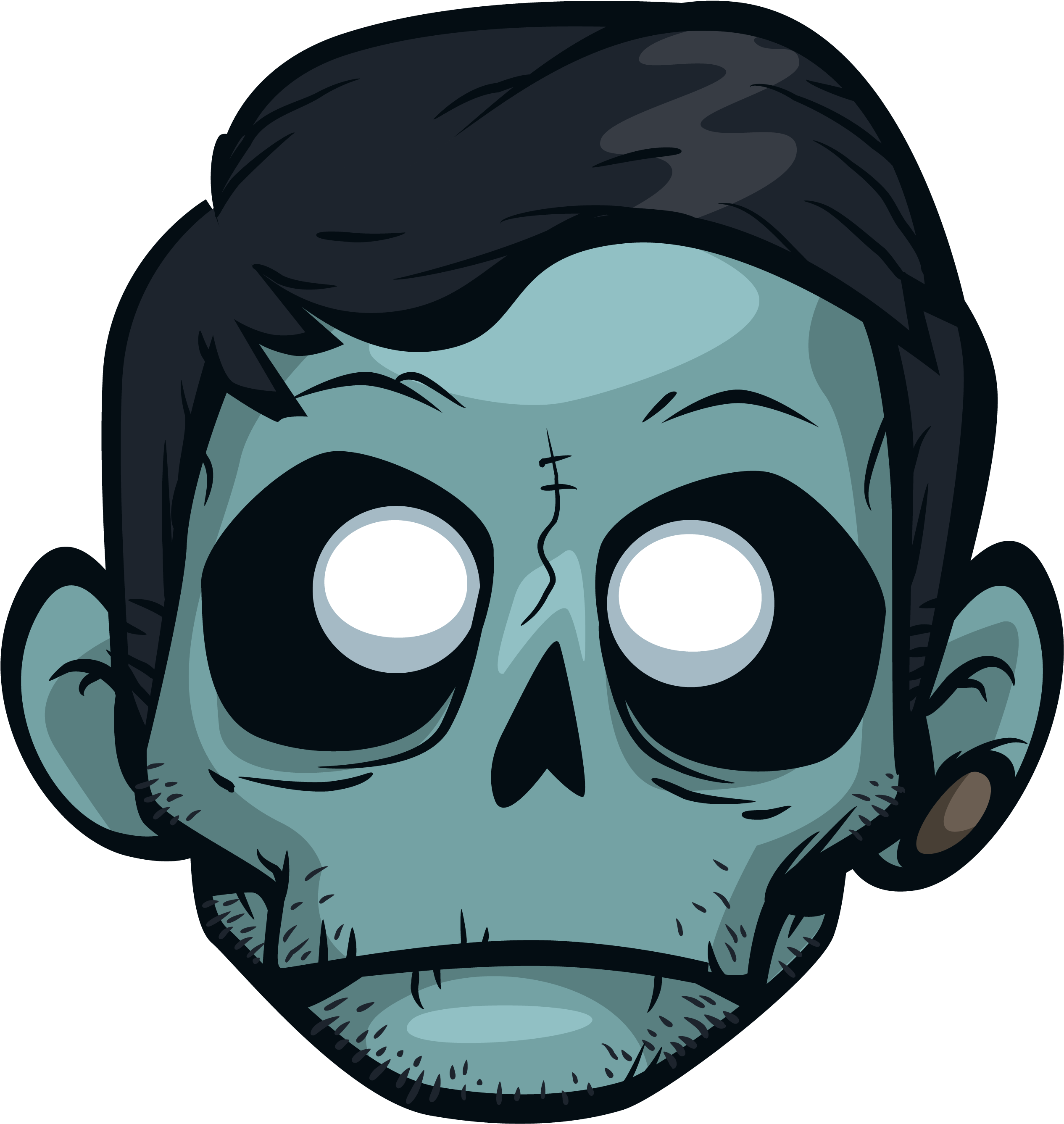 Cartoon Zombie Png Image - Zomboy Game Time (2600x2700), Png Download