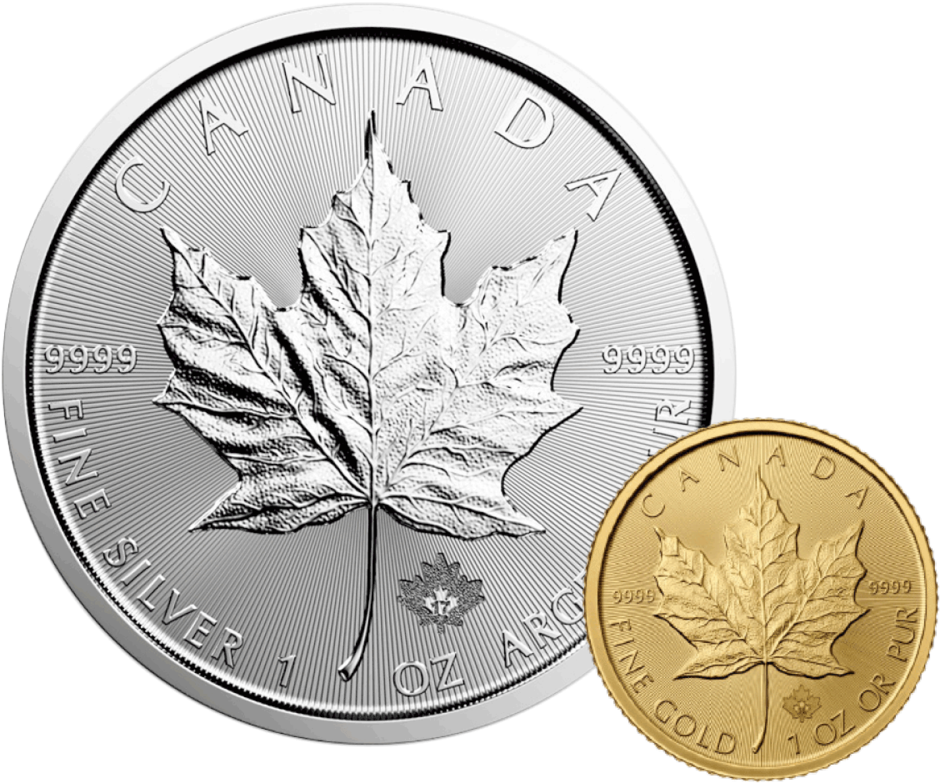 Canadian Maple Leaf - 2017 Silver Maple Leaf (1000x1000), Png Download