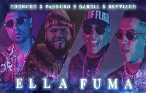 Chencho ➕ Farruko ➕ Darell ➕ Brytiago - Ella Fuma Chencho Ft Farruko (500x500), Png Download