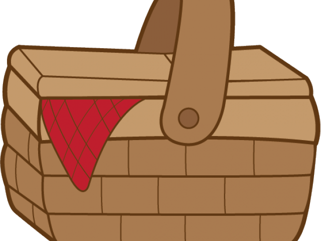 Picnic Basket Clipart Picnic Rug - Picnic Basket Cartoon Png (640x480), Png Download