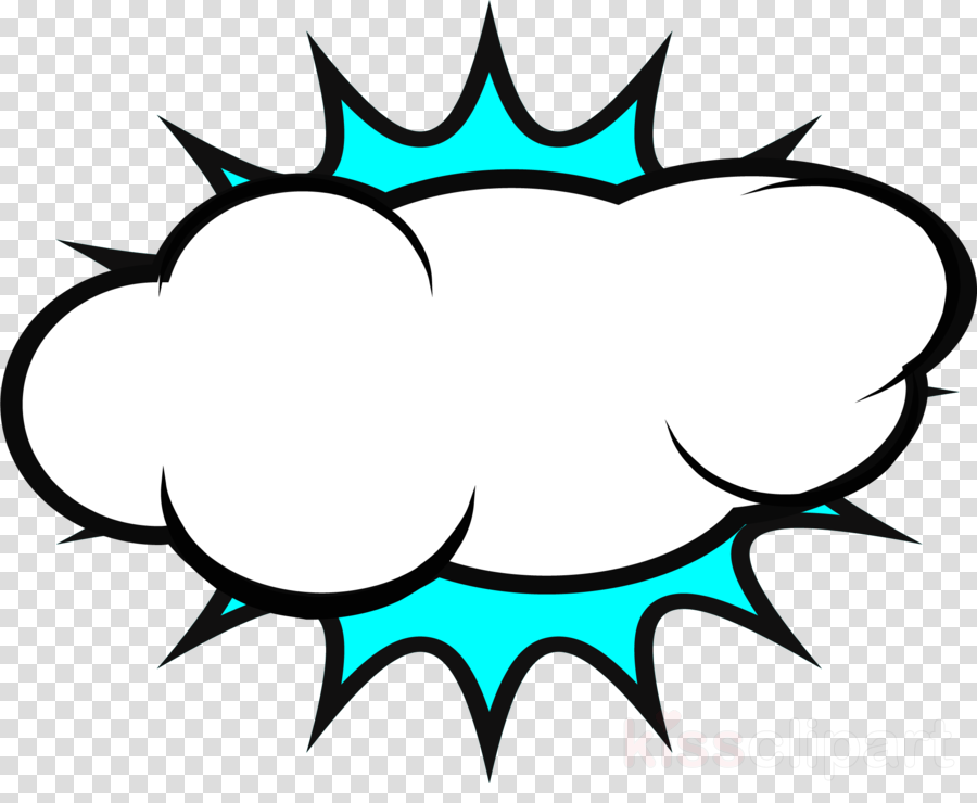 Mushroom Cloud Clipart Speech Balloon - St Patricks Day Shamrock Clipart (900x740), Png Download