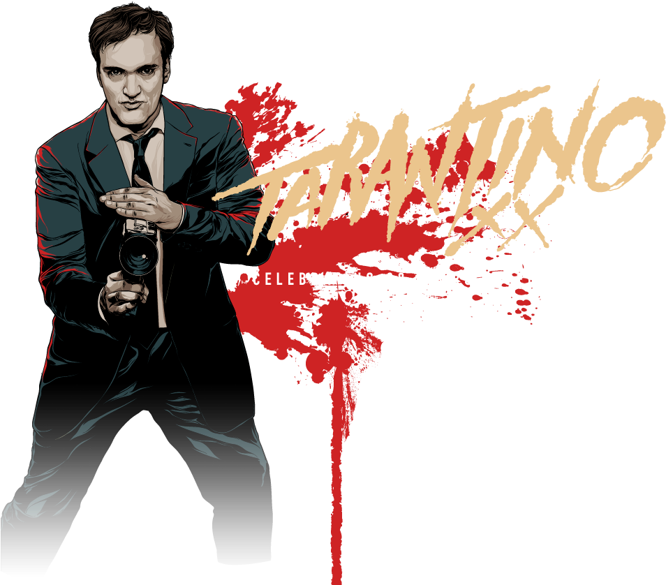 Tarantino Xx Celebrating 20 Years Of Quentin Tarantino - Quentin Tarantino Xx (960x859), Png Download