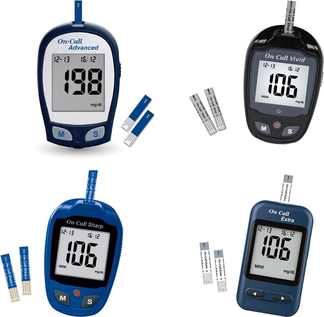 On Call Glucose And Ketone Meters - Watch (1919x1116), Png Download
