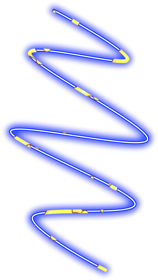 #neon #line #spiral#freetoedit #blue #geometric #border - Handwriting (1024x1024), Png Download