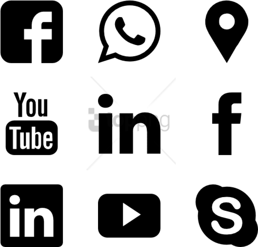 Free Png Social Media Png Image With Transparent Background - Icon Social Media Png (850x812), Png Download