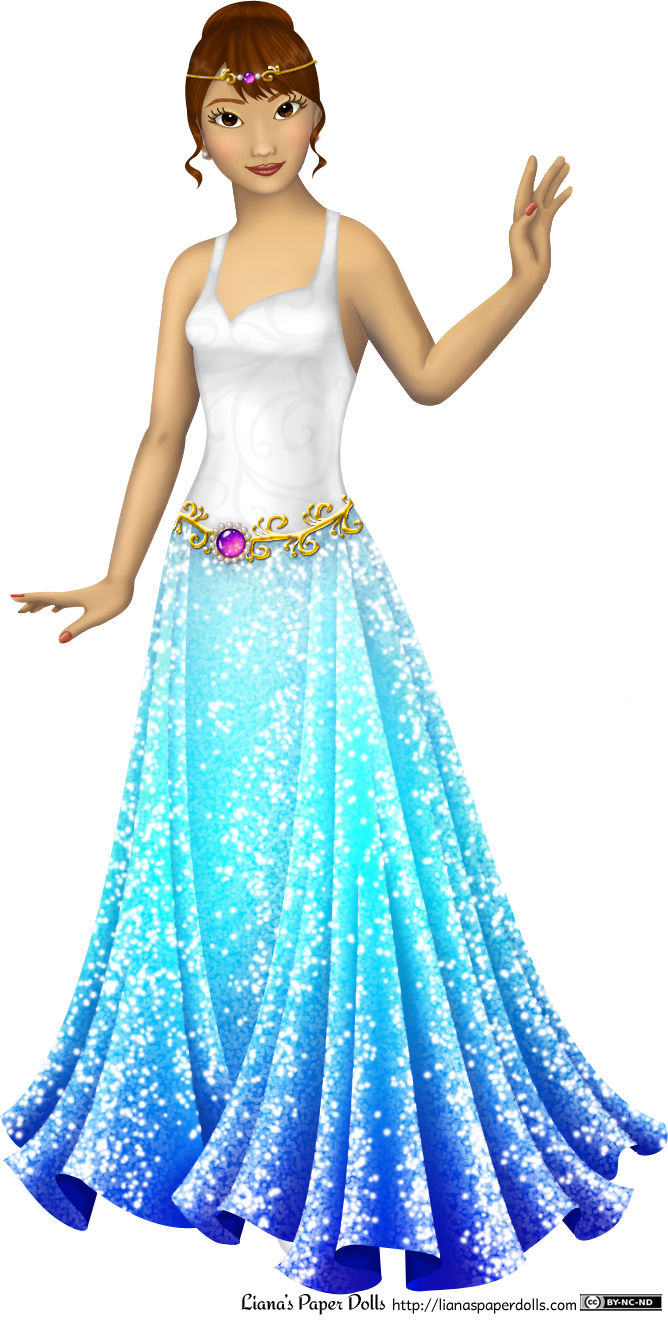 Emi, The New Doll - Liana's Paper Doll (668x1320), Png Download