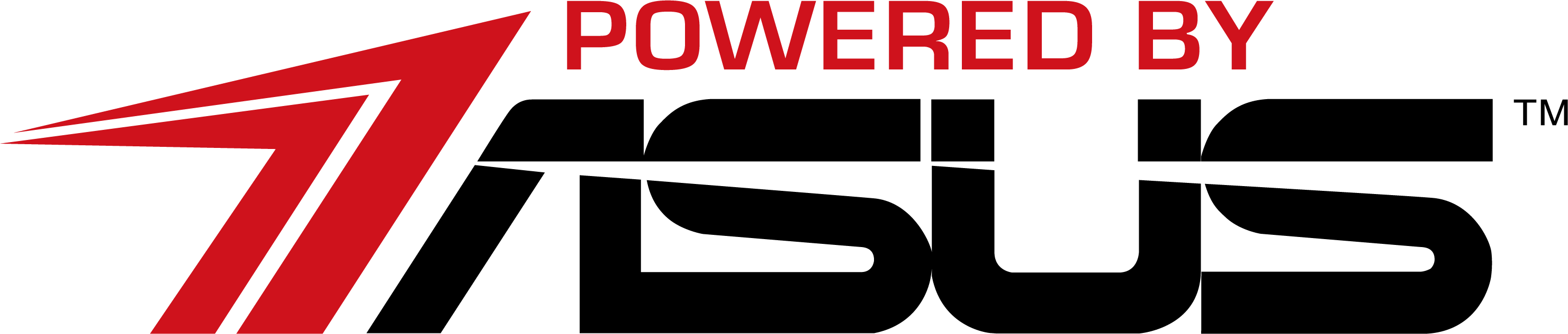 Powered By Asus Logo (2962x630), Png Download