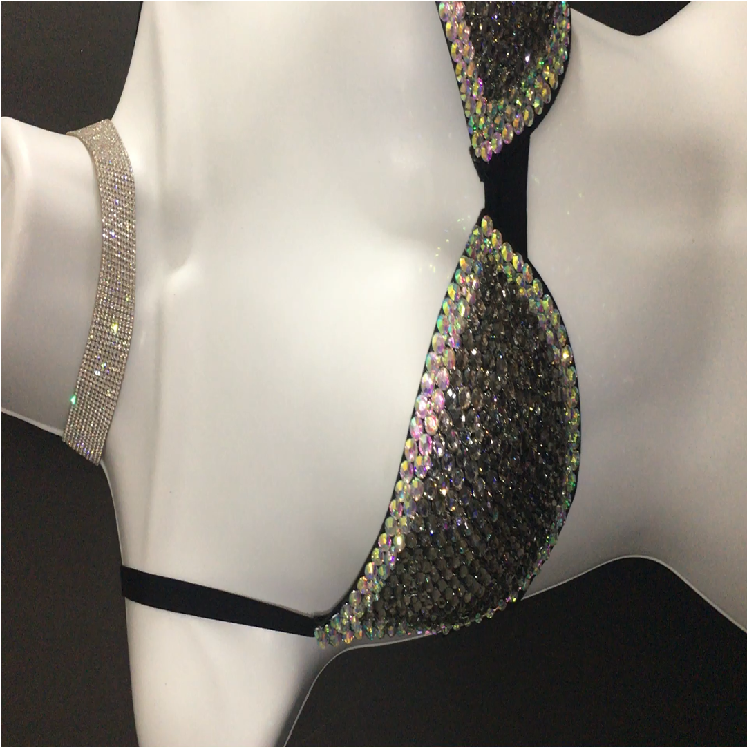 Pin By Haleh Zadeh On Rhinestone Bra In 2019 - Lingerie Top (1080x1920), Png Download