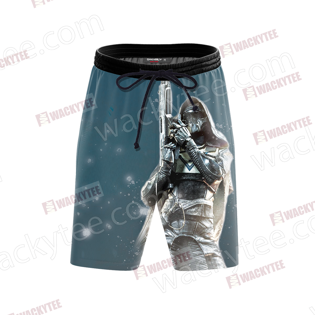 Destiny 2 Hunter Class 3d Beach Shorts Fullprinted - Board Short (1024x1024), Png Download