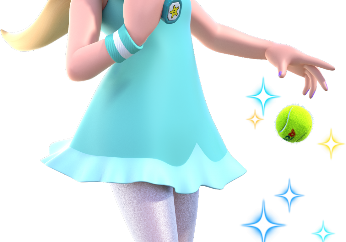 Rosalina Mario Tennis Aces (1366x768), Png Download
