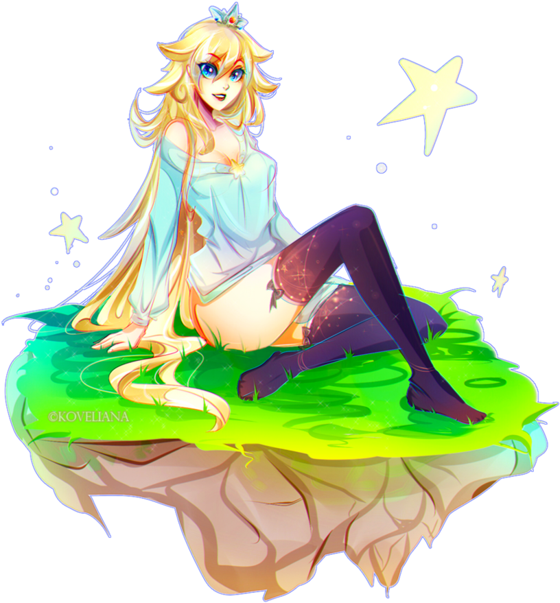 Koveliana On Dev Rosalina Is Super Cute Obviously But - Cute Rosalina (856x934), Png Download