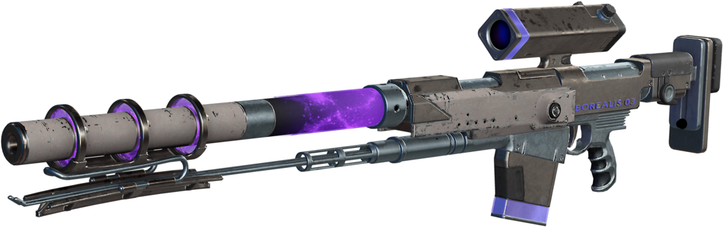 The Seven Seraphs Playstation Exclusive Exotic Sniper - Borealis Sniper Destiny 2 (1280x720), Png Download