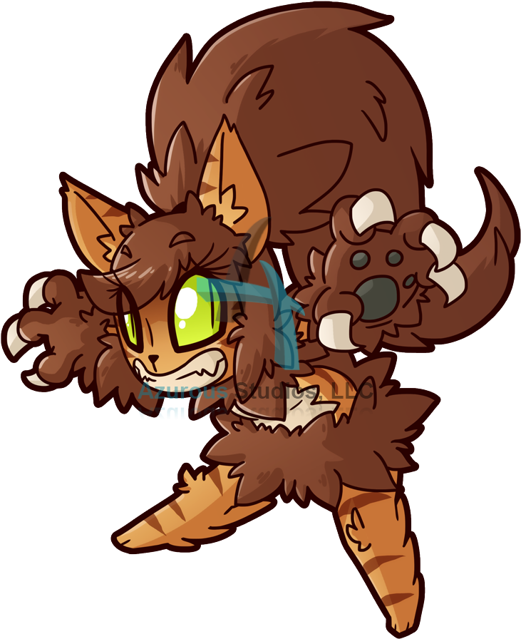 Meet Whiskers The Werewo- I Mean Cat - Cartoon (774x933), Png Download