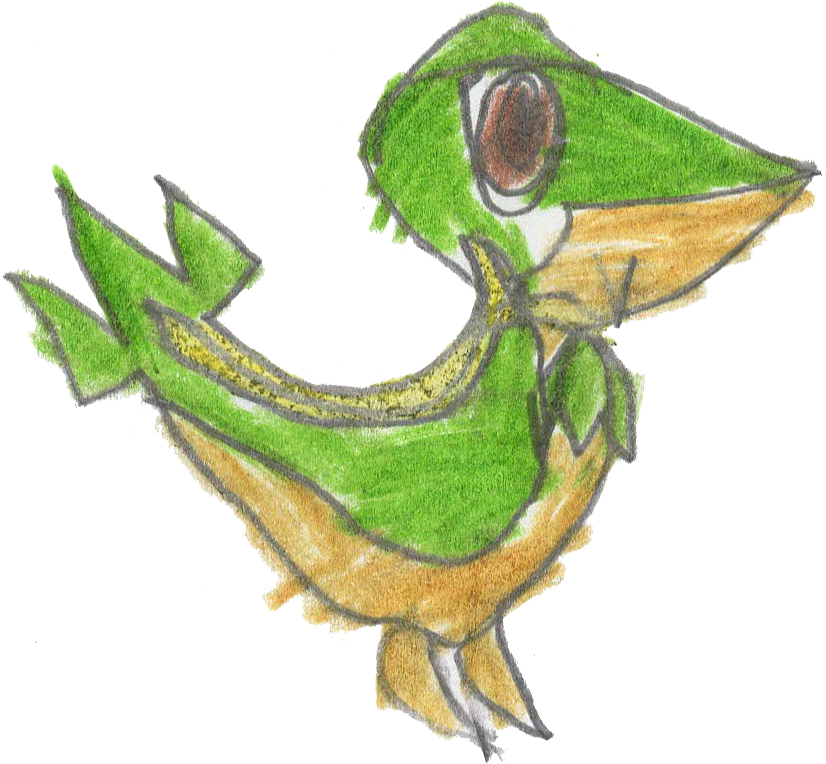 Snivey - Crocodile (838x773), Png Download