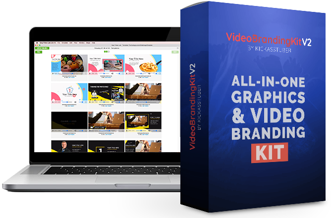 "all In One" Fully Branded Video Templates, Animations - Netbook (688x451), Png Download