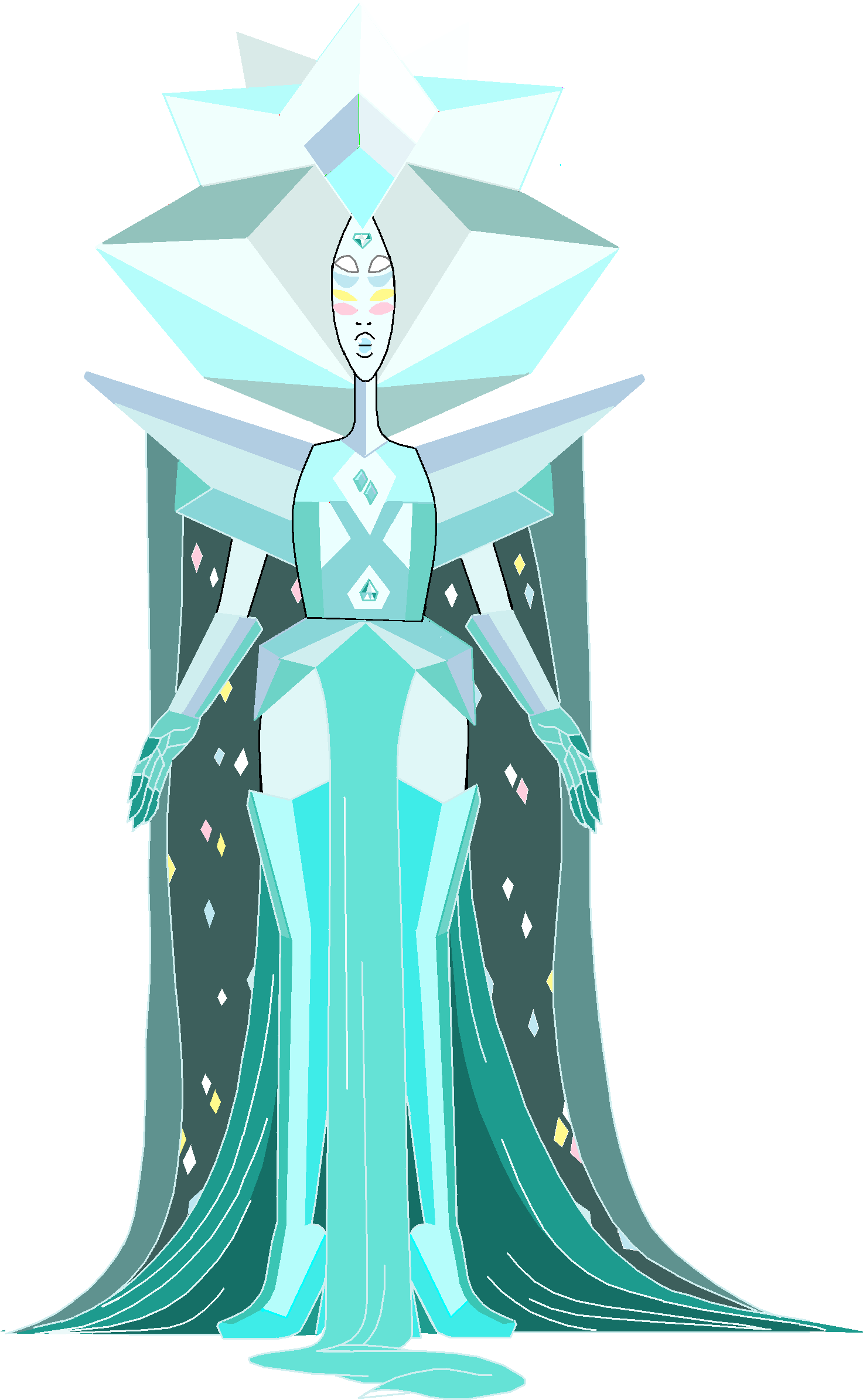 Fanartparagon - Steven Universe Paragon Diamond (1492x2444), Png Download