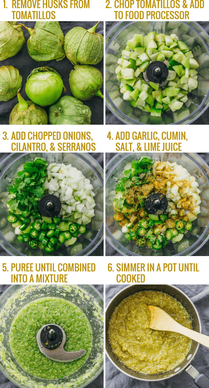 Mexican Shrimp Cocktail - Salsa Verde Step By Step (720x1338), Png Download