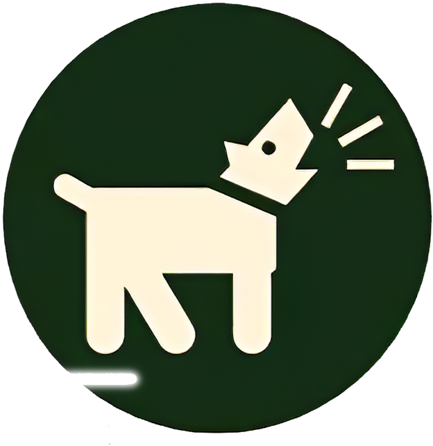 Log In To Read - Barking Dog Sign (675x675), Png Download