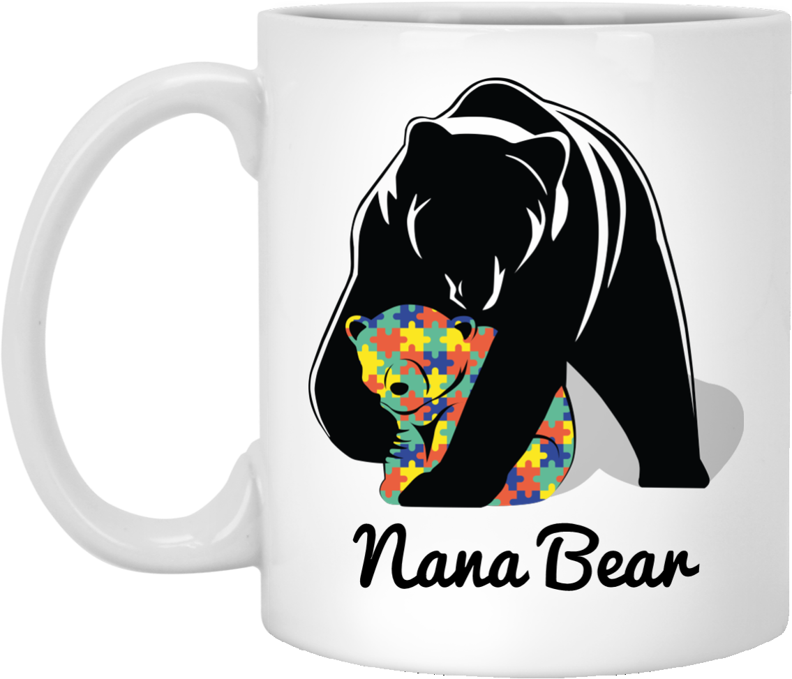 Mama Bear Customizable Mugs - Mama Bear Hoodie (1155x1155), Png Download