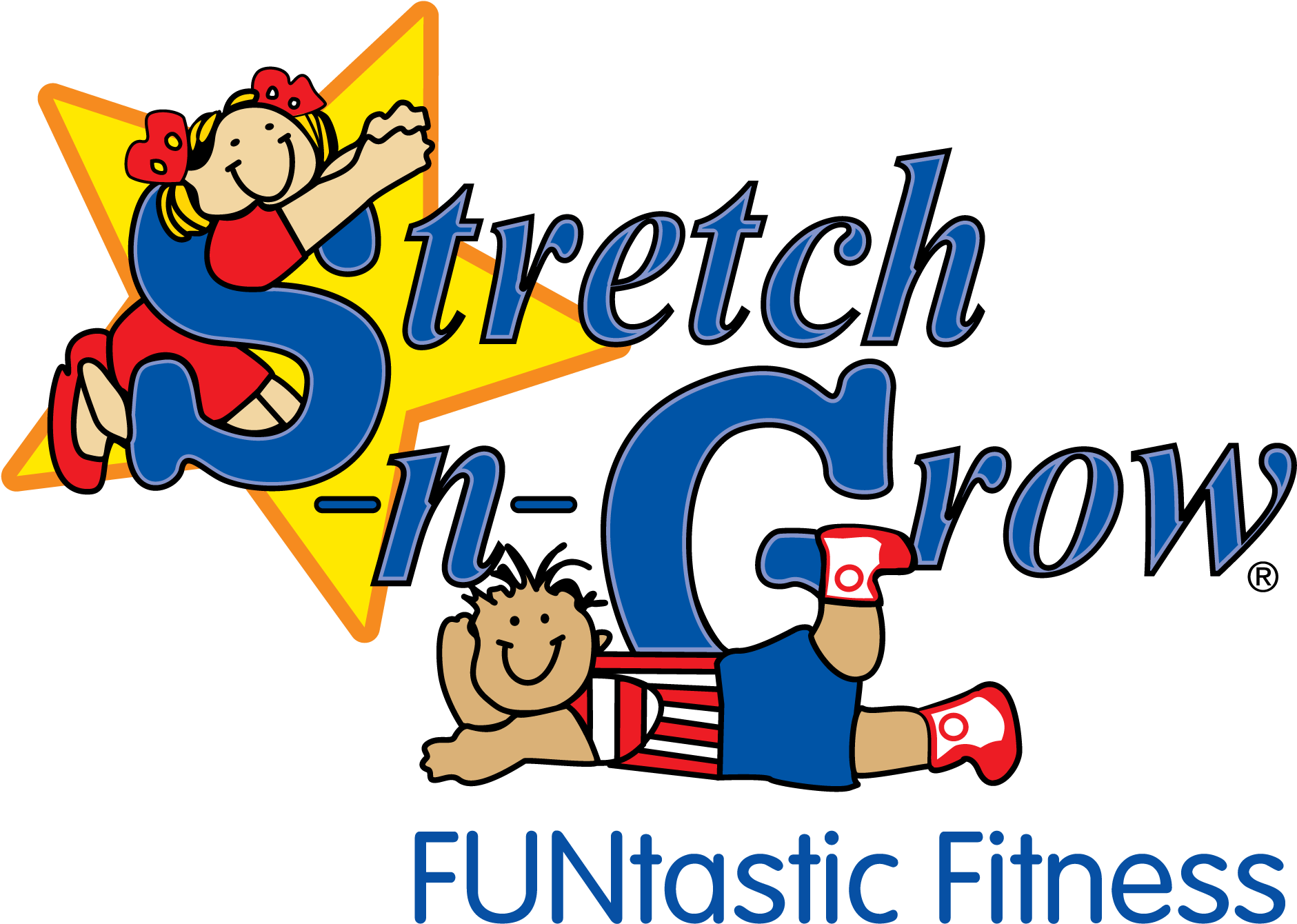 Fitness Clipart Preschool - Stretch N Grow Logo (1885x1346), Png Download
