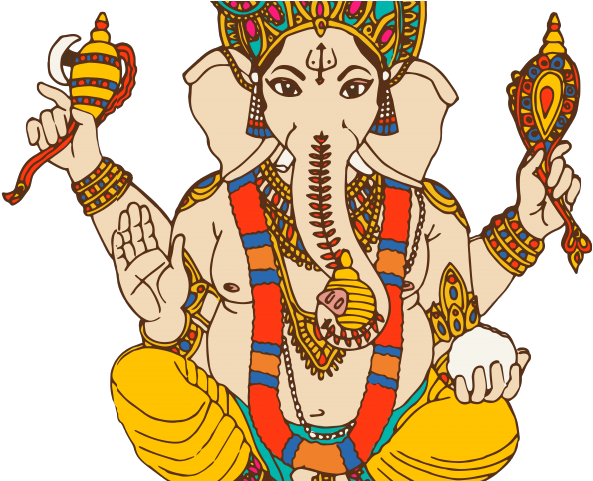 God Of War Clipart Lord Vinayaka - Lord Ganesha Logo Png (640x480), Png Download