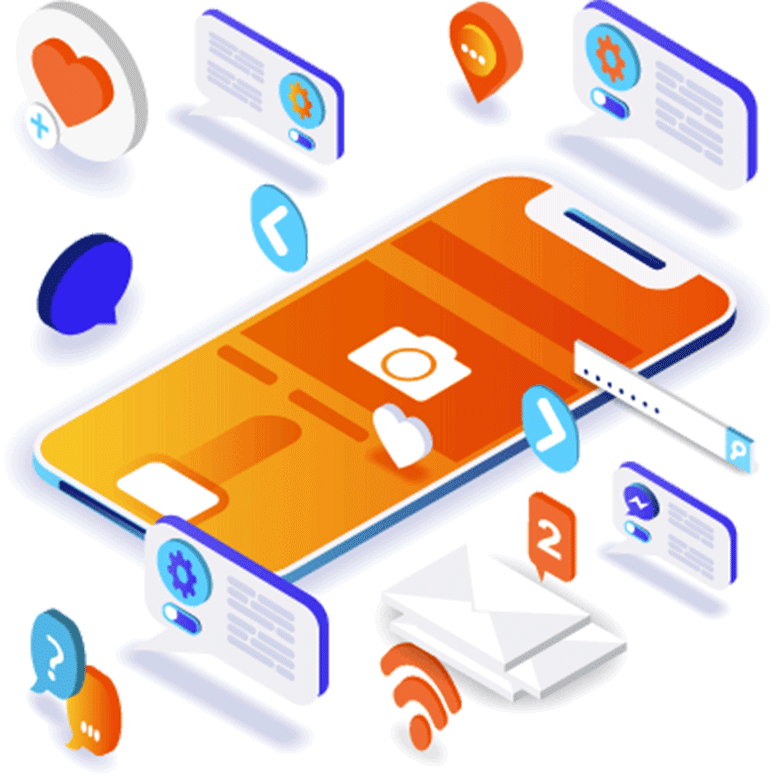 Actionable Feedback Tool - Social Network Landing Page Design (773x777), Png Download