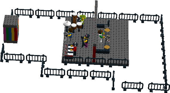 Concert Stage - Diagram (1126x601), Png Download