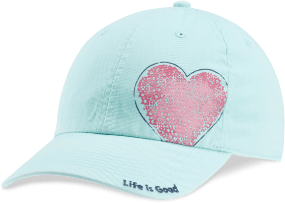 Kids Print Pattern Heart Chill Cap - Hat (570x570), Png Download