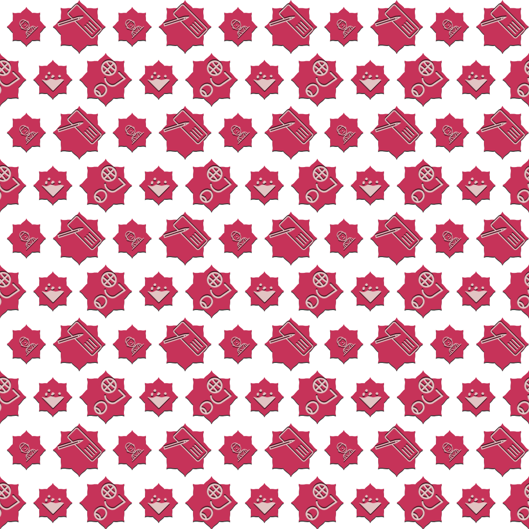 Red, Pink, Heart, Pattern, Magenta, - Design (1080x1080), Png Download