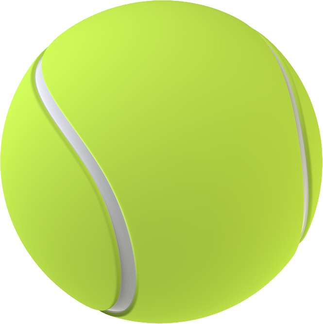 Tennis Ball Png Image - Transparent Background Tennis Ball (665x667), Png Download