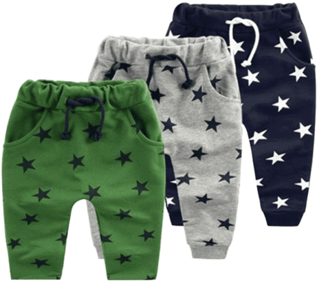 Petite Bello Pants Boys Star Pattern Pants - Calça De Meninas Crianças (480x480), Png Download